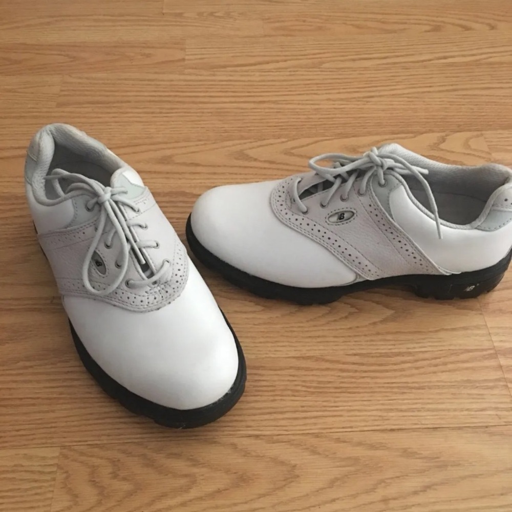 NWOB New Balance Saddle Oxford Soft Spike Golf Shoes Size 7